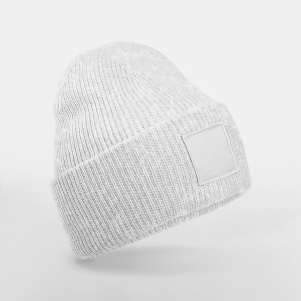Gorro com Dobra Larga e Patch Unissexo-Cinzento Nuvem-Único-RAG-Tailors-Fardas-e-Uniformes-Vestuario-Pro