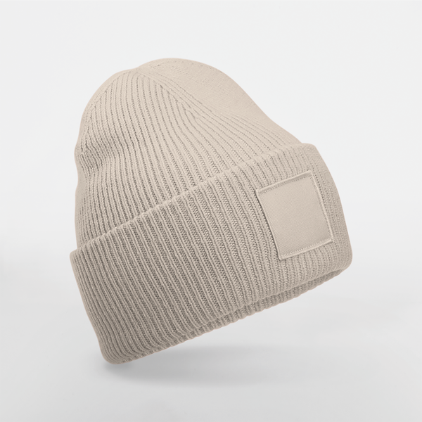 Gorro com Dobra Larga e Patch Unissexo-Pedra Natural-Único-RAG-Tailors-Fardas-e-Uniformes-Vestuario-Pro