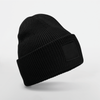 Gorro com Dobra Larga e Patch Unissexo-Preto-Único-RAG-Tailors-Fardas-e-Uniformes-Vestuario-Pro