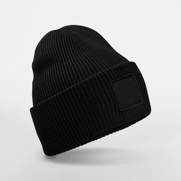 Gorro com Dobra Larga e Patch Unissexo-Preto-Único-RAG-Tailors-Fardas-e-Uniformes-Vestuario-Pro