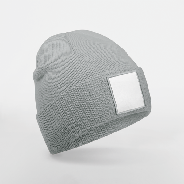 Gorro com Patch Unissexo-Cinzento Claro/Branco-Único-RAG-Tailors-Fardas-e-Uniformes-Vestuario-Pro