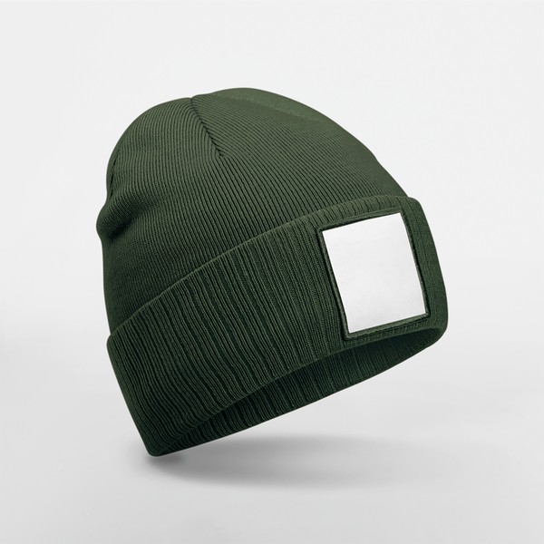 Gorro com Patch Unissexo-Verde Oliva/Branco-Único-RAG-Tailors-Fardas-e-Uniformes-Vestuario-Pro