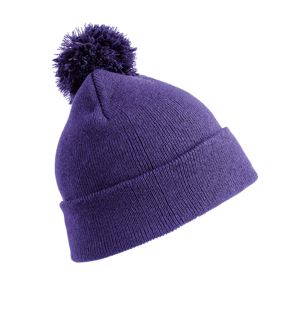 Gorro com Pompom Unissexo-Roxo-Único-RAG-Tailors-Fardas-e-Uniformes-Vestuario-Pro