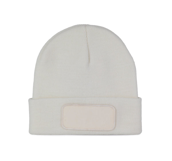 Gorro com patch-White-One Size-RAG-Tailors-Fardas-e-Uniformes-Vestuario-Pro