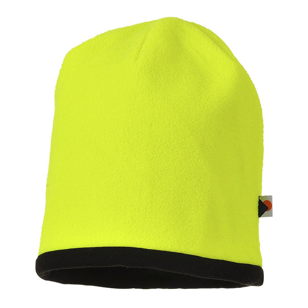 Gorro de Alta Visibilidade Reversível-Amarelo/Preto-Único-RAG-Tailors-Fardas-e-Uniformes-Vestuario-Pro