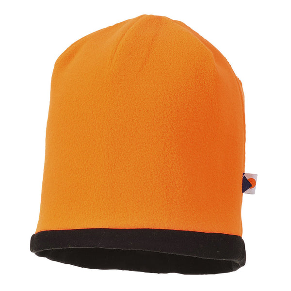 Gorro de Alta Visibilidade Reversível-Laranja/Preto-U-RAG-Tailors-Fardas-e-Uniformes-Vestuario-Pro