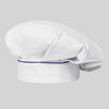 Gorro de Chef com Velcro Branco e Vivo de Cor-RAG-Tailors-Fardas-e-Uniformes-Vestuario-Pro