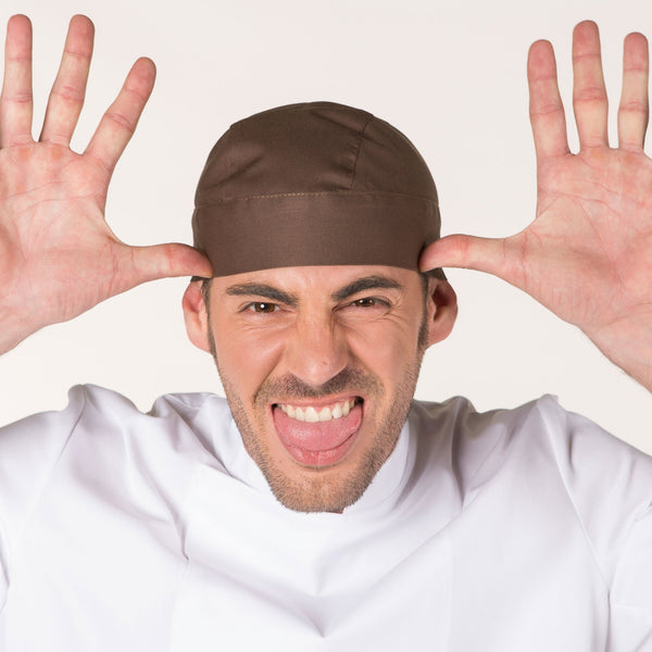 Gorro de Pirata - Bandana - Liso e Padrões-Castanho - 124-Único-RAG-Tailors-Fardas-e-Uniformes-Vestuario-Pro