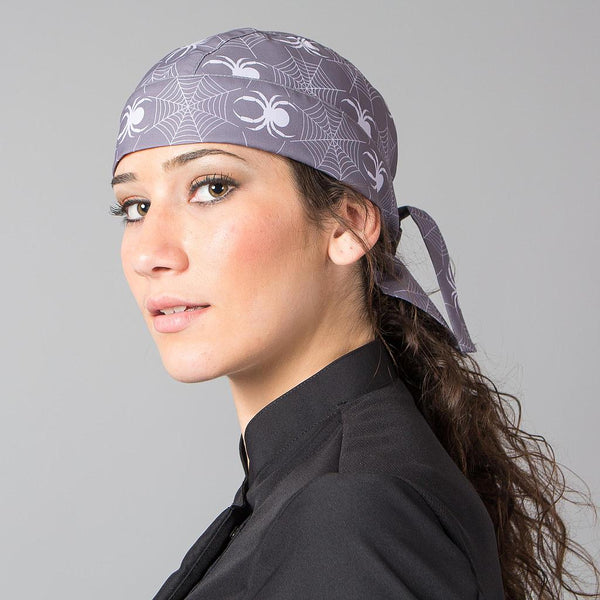 Gorro de Pirata Unissexo - Bandana - Estampado-Aranha - 4113-Único-RAG-Tailors-Fardas-e-Uniformes-Vestuario-Pro