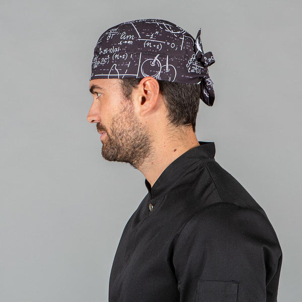 Gorro de Pirata Unissexo - Bandana - Estampado-Equação - 5115-Único-RAG-Tailors-Fardas-e-Uniformes-Vestuario-Pro