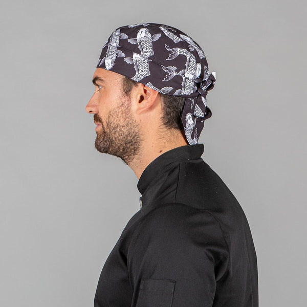 Gorro de Pirata Unissexo - Bandana - Estampado-Carpas - 5111-Único-RAG-Tailors-Fardas-e-Uniformes-Vestuario-Pro