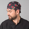 Gorro de Pirata Unissexo - Bandana - Estampado-Tattoo - 4112-Único-RAG-Tailors-Fardas-e-Uniformes-Vestuario-Pro