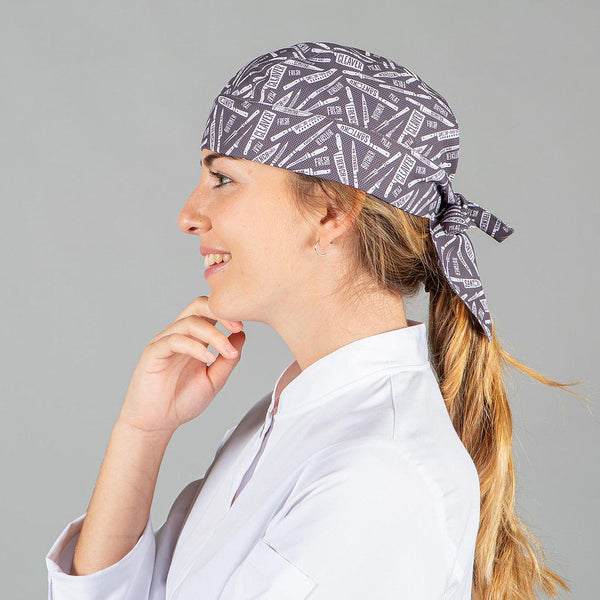 Gorro de Pirata Unissexo - Bandana - Estampado-Cleaver - 5127-Único-RAG-Tailors-Fardas-e-Uniformes-Vestuario-Pro