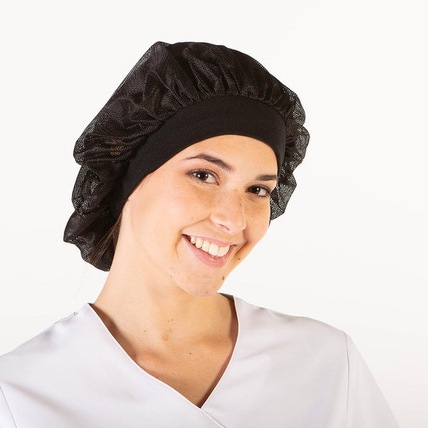 Gorro de Rede Cozinha Pack 6 Unidades-Preto-Único-RAG-Tailors-Fardas-e-Uniformes-Vestuario-Pro
