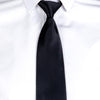 Gravata Acetinada c\Clip-Preto-Único-RAG-Tailors-Fardas-e-Uniformes-Vestuario-Pro