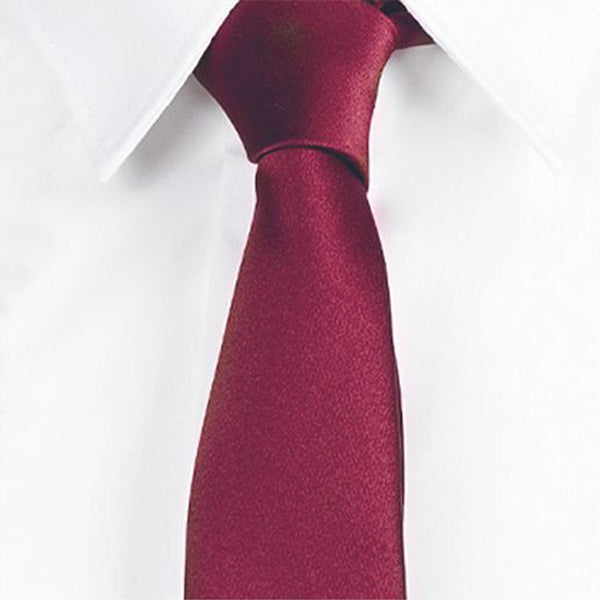 Gravata Estreita em Lamina-Bordo-Único-RAG-Tailors-Fardas-e-Uniformes-Vestuario-Pro