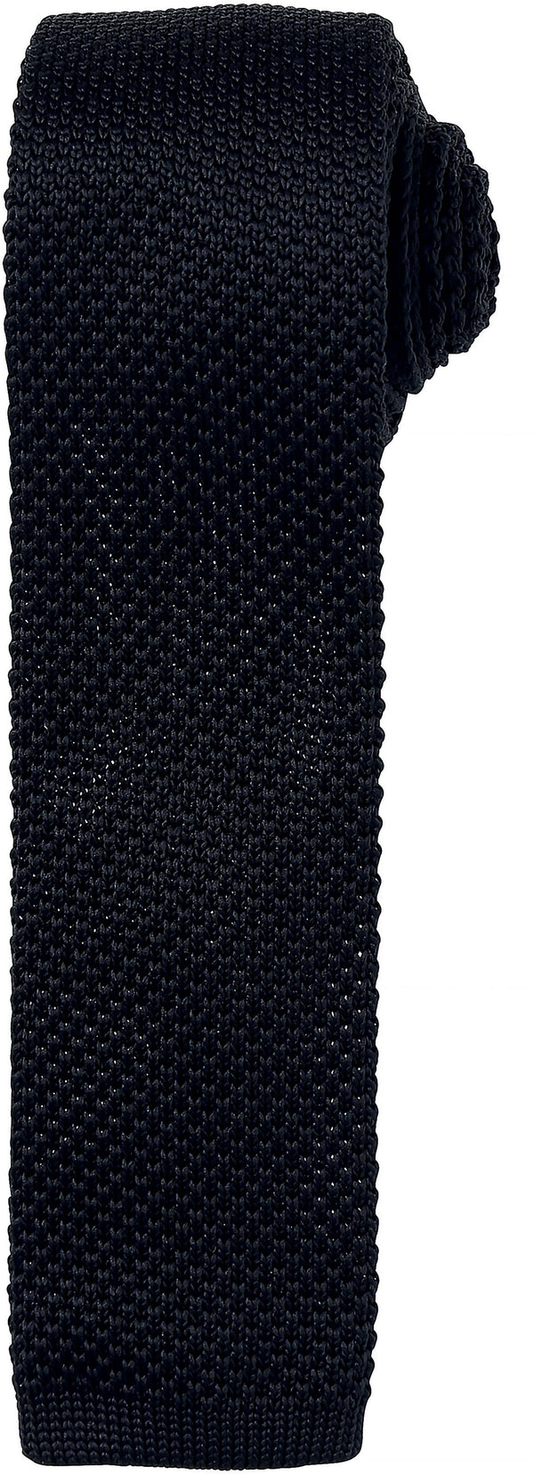 Gravata "Slim Knitted"-Preto-Único-RAG-Tailors-Fardas-e-Uniformes-Vestuario-Pro