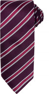 Gravata "Waffle Stripe"-Aubergine / Burgundy-Único-RAG-Tailors-Fardas-e-Uniformes-Vestuario-Pro