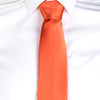 Gravata acetinada sem nó-Laranja - 116-Único-RAG-Tailors-Fardas-e-Uniformes-Vestuario-Pro