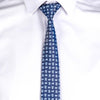 Gravata c\Nó c\Clip Jacquard-Azul-Único-RAG-Tailors-Fardas-e-Uniformes-Vestuario-Pro