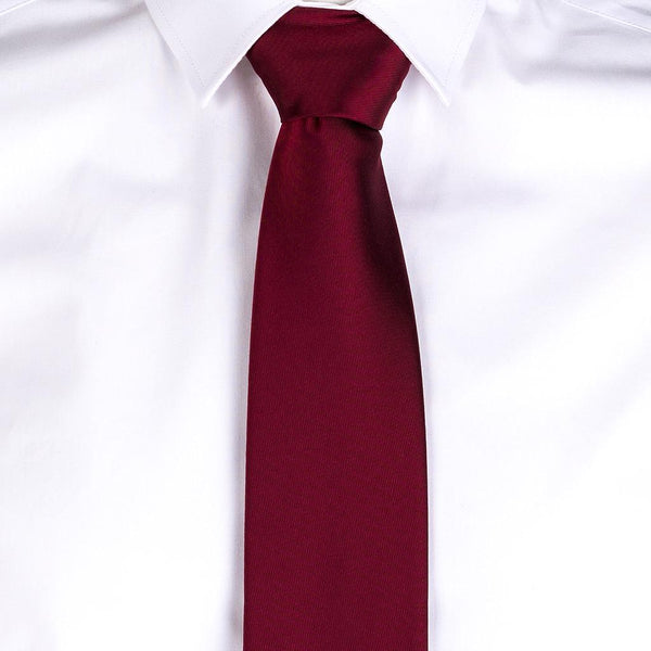 Gravata em Jacquard listrada-Bordeaux-Único-RAG-Tailors-Fardas-e-Uniformes-Vestuario-Pro