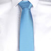 Gravata em Jacquard listrada-Celeste-Único-RAG-Tailors-Fardas-e-Uniformes-Vestuario-Pro