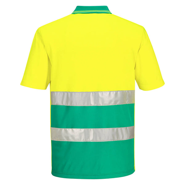 Hi-Vis Camisa Polo de Contraste Leve S/S-RAG-Tailors-Fardas-e-Uniformes-Vestuario-Pro