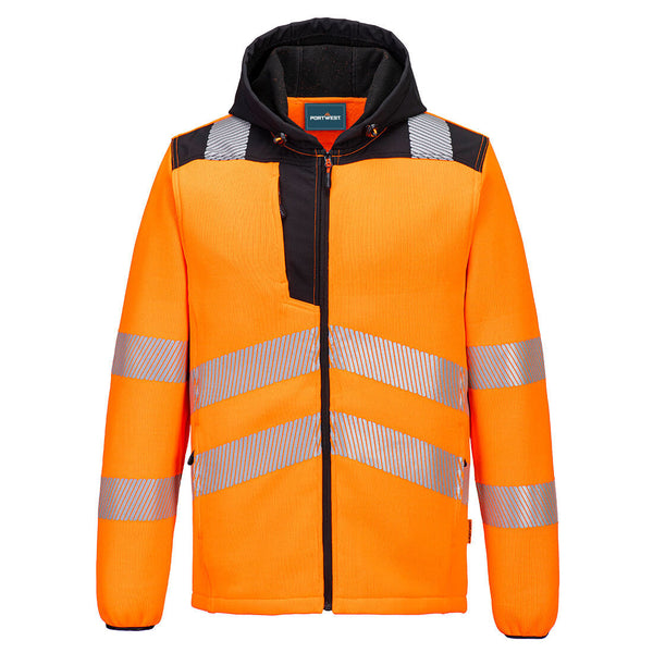 Hi-Vis Technical Fleece-Laranja/Preto-S-RAG-Tailors-Fardas-e-Uniformes-Vestuario-Pro