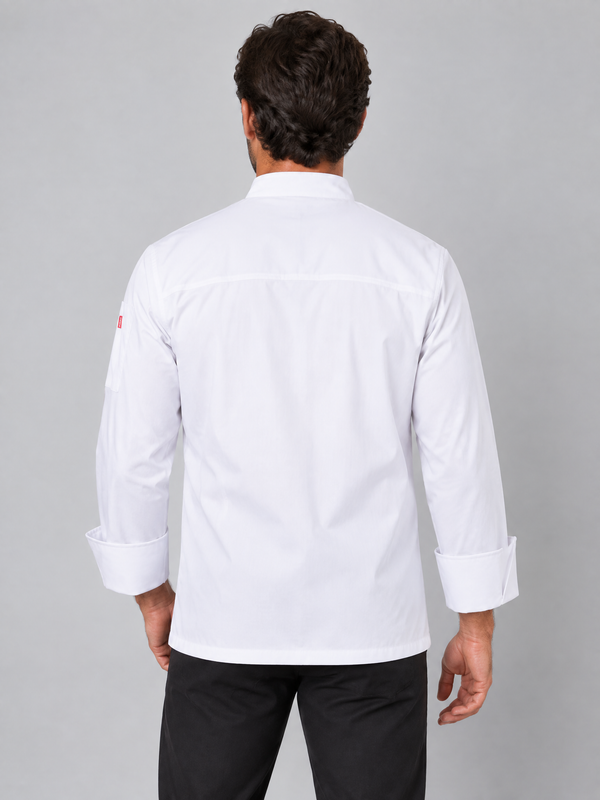 Jaleca 100% Algodão com Fecho Central-RAG-Tailors-Fardas-e-Uniformes-Vestuario-Pro
