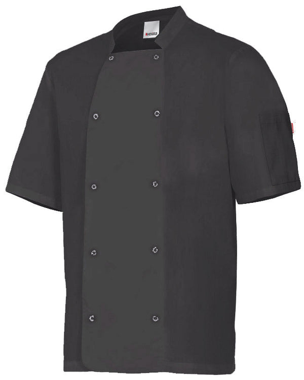 Jaleca com Botões Automáticos de Manga Curta-RAG-Tailors-Fardas-e-Uniformes-Vestuario-Pro