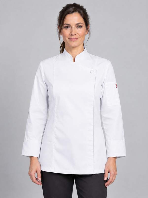 Jaleca de Mulher com Fecho-Ecler-Branco-36-RAG-Tailors-Fardas-e-Uniformes-Vestuario-Pro