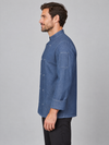 Jaleca Denim com Botões Automáticos-RAG-Tailors-Fardas-e-Uniformes-Vestuario-Pro