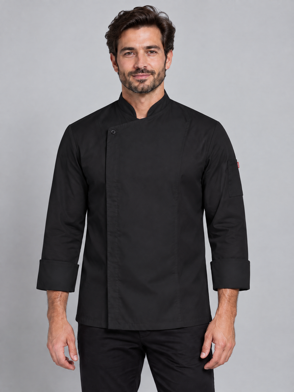 JALECA EM TECIDO TRANSPIRÁVEL-Preto-46-RAG-Tailors-Fardas-e-Uniformes-Vestuario-Pro