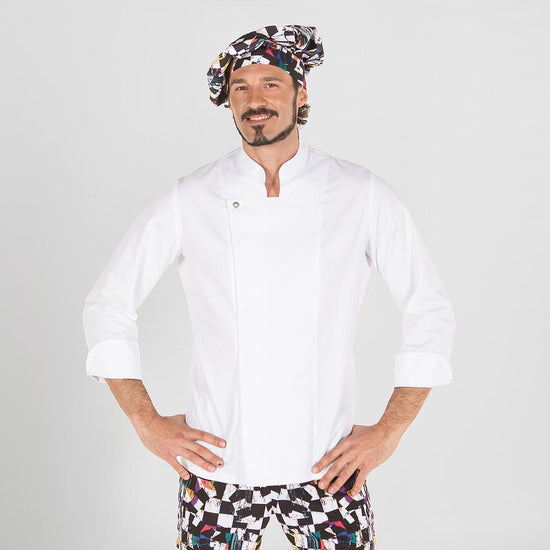 Jaleca Homem Cerna-Branco - 101-XS-RAG-Tailors-Fardas-e-Uniformes-Vestuario-Pro
