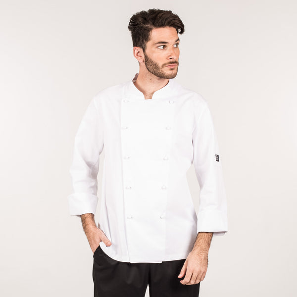 JALECA HOMEM PALES-Branco - 101-XS-RAG-Tailors-Fardas-e-Uniformes-Vestuario-Pro