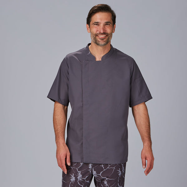 JALECA HOMEM TENDAL M/CURTA-Cinza Marengo - 139-XS-RAG-Tailors-Fardas-e-Uniformes-Vestuario-Pro