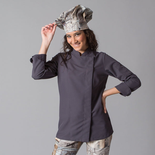JALECA SENHORA IBIZA-Cinza Marengo - 139-XS-RAG-Tailors-Fardas-e-Uniformes-Vestuario-Pro