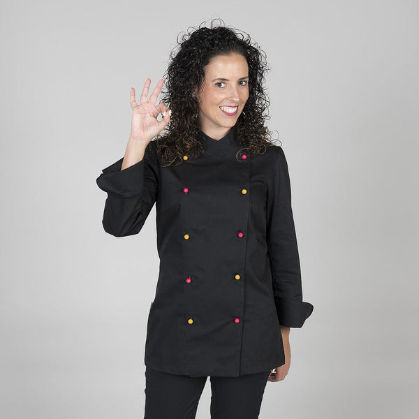 JALECA SENHORA LINA - SEM BOTÕES Incluídos-Preto - 1-XXS-RAG-Tailors-Fardas-e-Uniformes-Vestuario-Pro