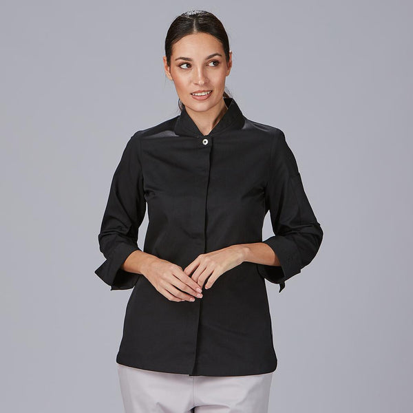 JALECA SENHORA VERA-Preto - 1-XS-RAG-Tailors-Fardas-e-Uniformes-Vestuario-Pro