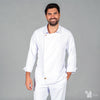 JALECA UNISEX ELANT-Branco - 101-XS-RAG-Tailors-Fardas-e-Uniformes-Vestuario-Pro