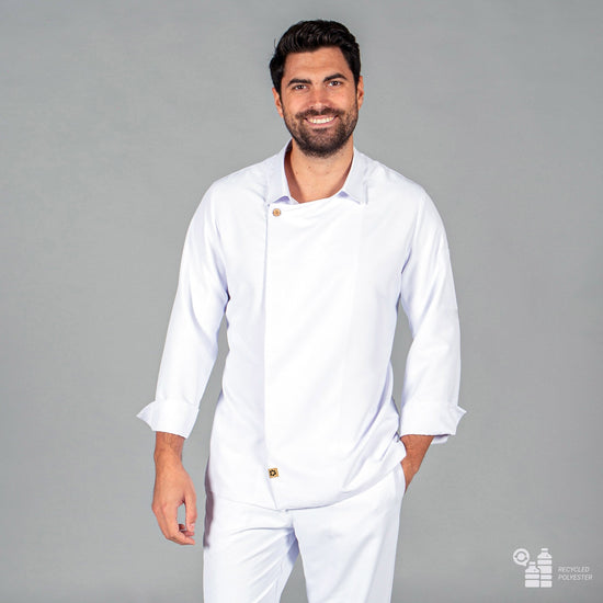 JALECA UNISEX ELANT-Branco - 101-XS-RAG-Tailors-Fardas-e-Uniformes-Vestuario-Pro