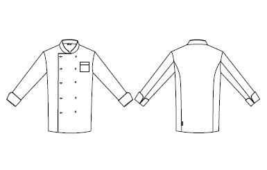 JALECA UNISSEXO BRAGA C/ VIVO-RAG-Tailors-Fardas-e-Uniformes-Vestuario-Pro