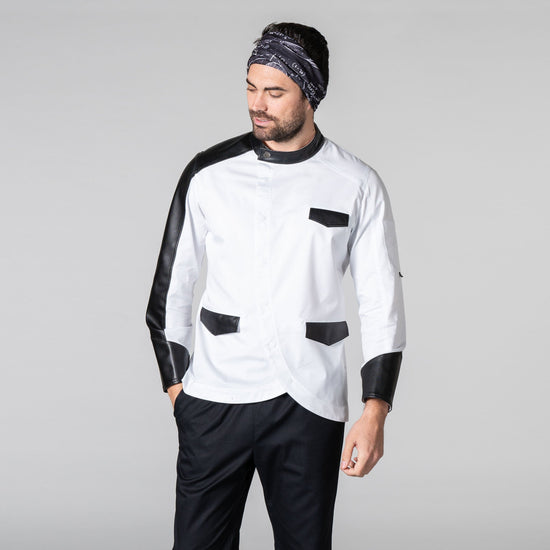Jaleca Unissexo José-Branco - 101-XS-RAG-Tailors-Fardas-e-Uniformes-Vestuario-Pro