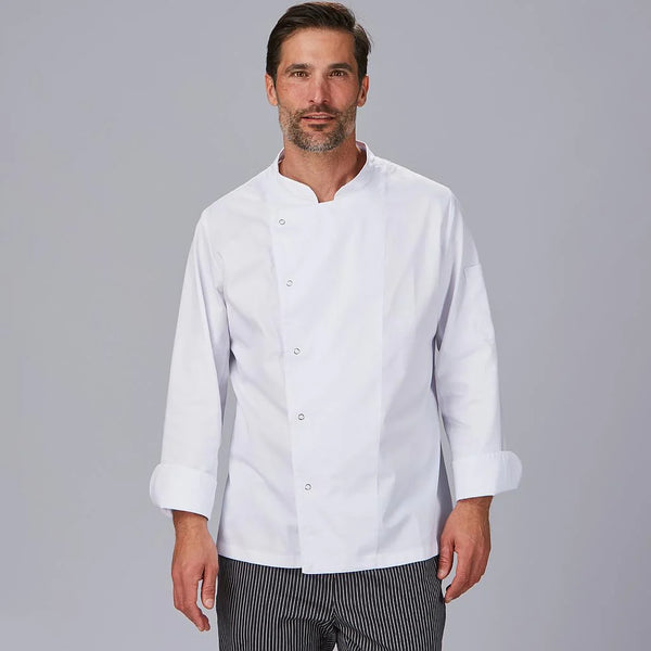 JALECA UNISSEXO MATIZ-Branco - 101-XS-RAG-Tailors-Fardas-e-Uniformes-Vestuario-Pro