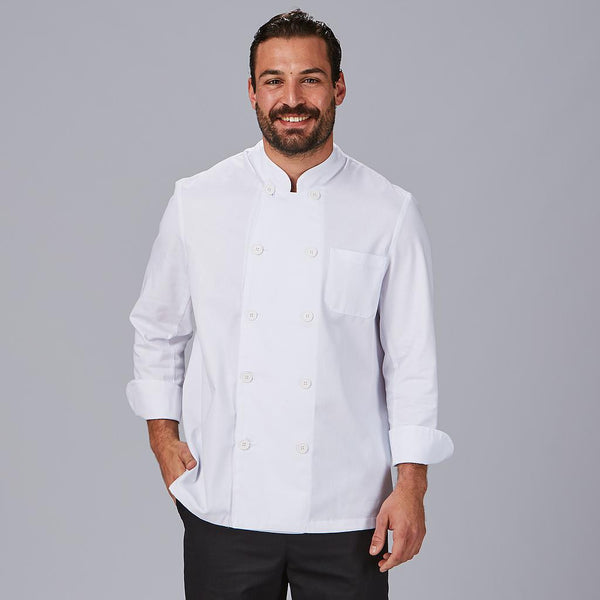 JALECA UNISSEXO MILE-Branco - 101-XXS-RAG-Tailors-Fardas-e-Uniformes-Vestuario-Pro