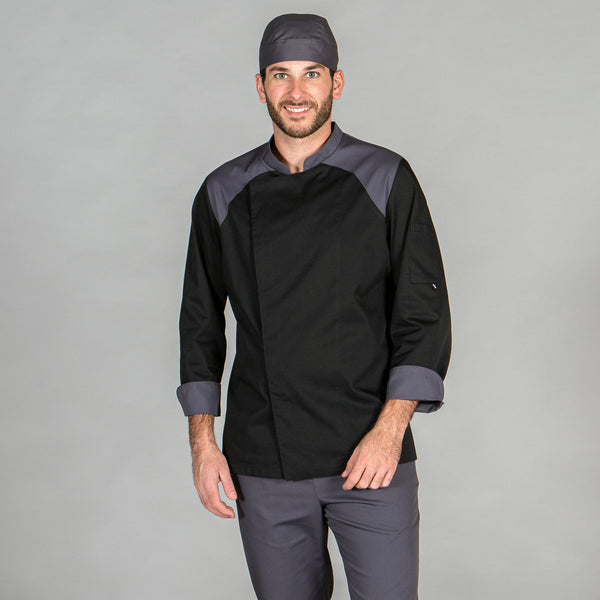 JALECA UNISSEXO WAVE-Cinza Marengo - 139-XXS-RAG-Tailors-Fardas-e-Uniformes-Vestuario-Pro