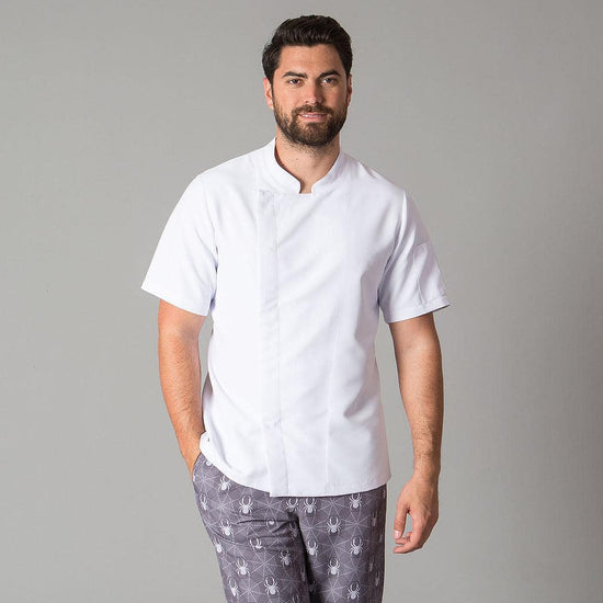 Jaleca Basic RedLine de Manga Curta-Branco - 101-XXS-RAG-Tailors-Fardas-e-Uniformes-Vestuario-Pro