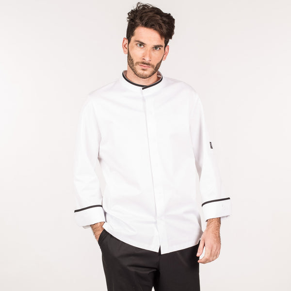Jaleca Homem Charlles-Branco - 101-XS-RAG-Tailors-Fardas-e-Uniformes-Vestuario-Pro