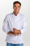 Jaleca Masculina Horta-Branco-S / (P)-RAG-Tailors-Fardas-e-Uniformes-Vestuario-Pro