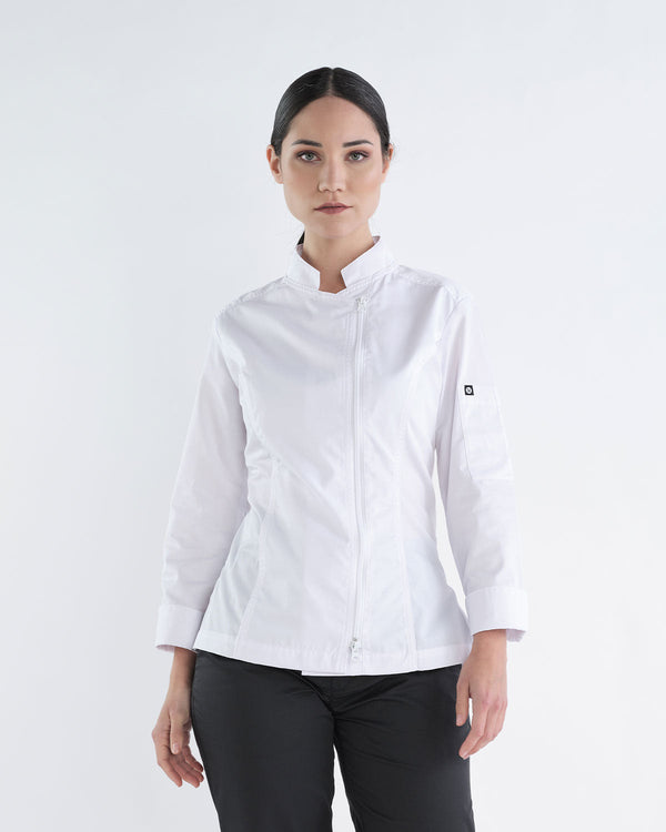 Jaleca Oporto para Senhora-Branco-XS-RAG-Tailors-Fardas-e-Uniformes-Vestuario-Pro